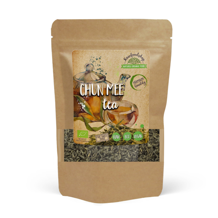 Chun Mee Te EKO 100g i gruppen Råvaror & Dryck / Drycker / Teer hos Rawfoodshop Scandinavia AB (CMT10)
