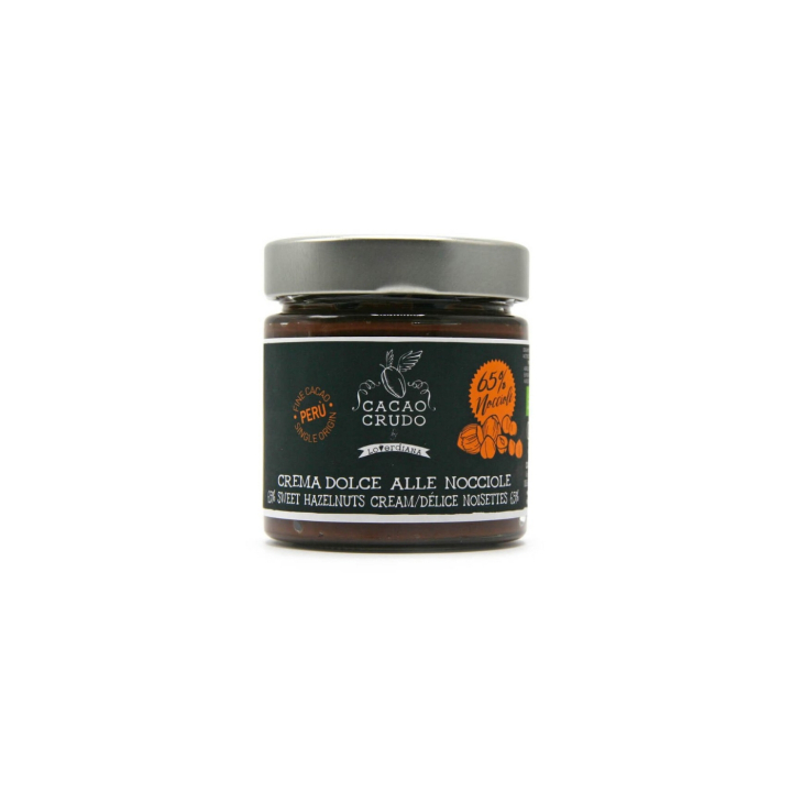Hasselnöt & Chokladkräm 65% RAW EKO 200g i gruppen Råvaror & Dryck / Nötter / Nötsmör hos Rawfoodshop Scandinavia AB (CRUDO07)
