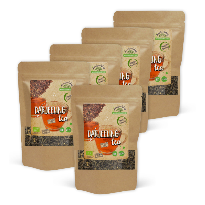 Darjeeling Te EKO 100g x 5 paket i gruppen Råvaror & Dryck / Drycker / Teer hos Rawfoodshop Scandinavia AB (DST10-SET5)