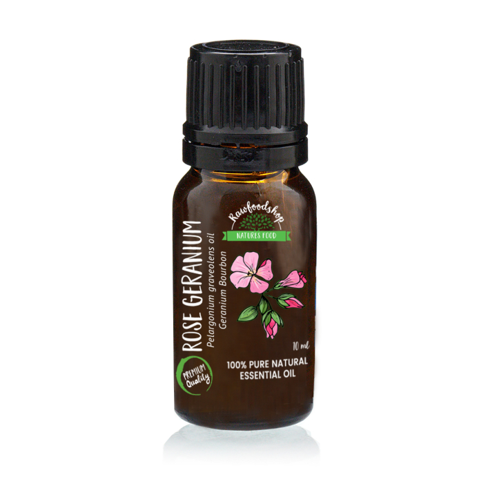Rosengeranium Eterisk Olja 10ml i gruppen Hud & Kropp / Naturlig DIY / Eteriska oljor hos Rawfoodshop Scandinavia AB (EOUL-75)