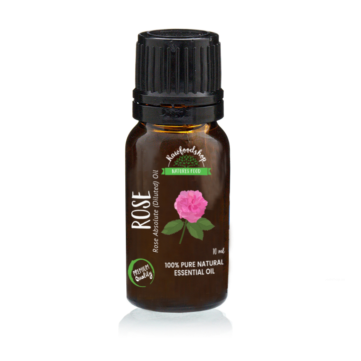 Ros Eterisk Olja 10ml i gruppen Kroppsvård / DIY Råvaror / Eteriska Oljor hos Rawfoodshop Scandinavia AB (EOUL41)