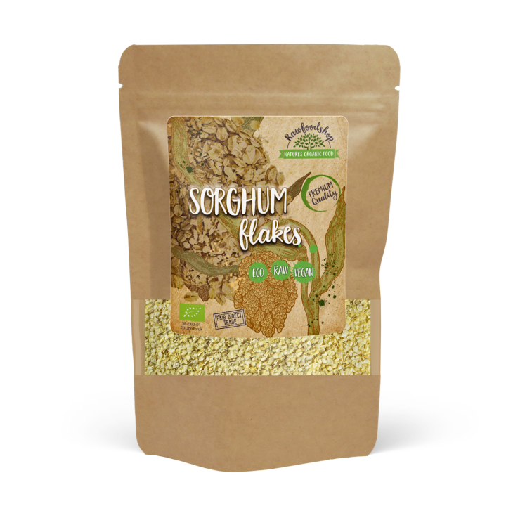 Durra Flakes EKO 500g i gruppen Råvaror & Dryck / Bak & Matlagning / Gryn & Flakes hos Rawfoodshop Scandinavia AB (FLAKE01)