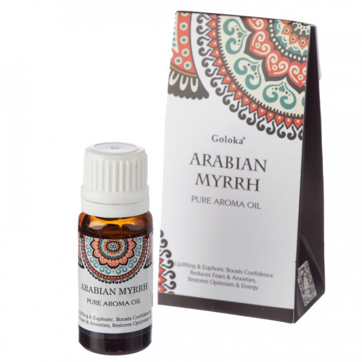 Goloka Arabisk Myrra Doftolja 10ml i gruppen Hem & Själ / Ritual & Ceremoni / Rökelse, Ljus & Dofter hos Rawfoodshop Scandinavia AB (FO35889)