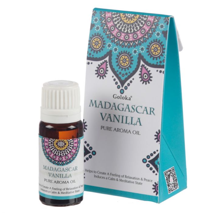 Goloka Madagaskar Vanilj Doftolja 10ml i gruppen Hem & Själ / Stämning & doft / Doftolja hos Rawfoodshop Scandinavia AB (FO35902)