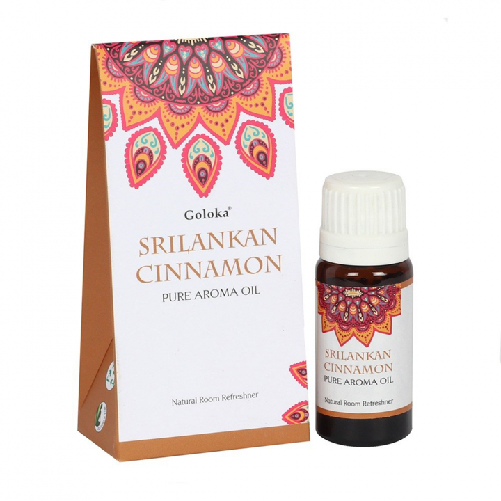 Goloka Kanel Doftolja 10ml i gruppen Hem & Själ / Stämning & doft / Doftolja hos Rawfoodshop Scandinavia AB (FO_35858)
