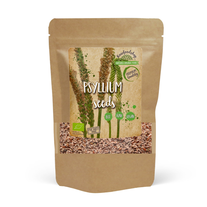 Psyllium Frön EKO 300g i gruppen Råvaror & Dryck / Hälsokost / Frön hos Rawfoodshop Scandinavia AB (FRO11)