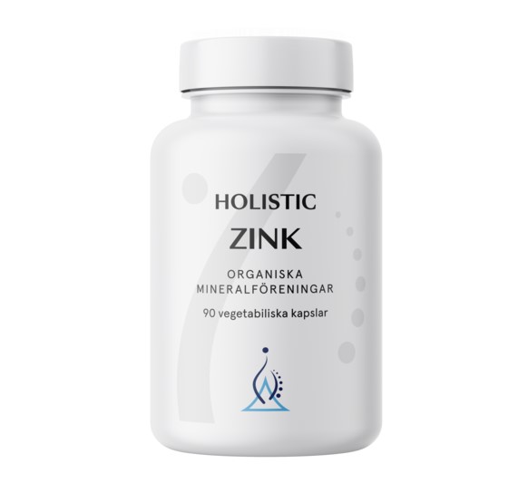 Holistic Zink 90kaps i gruppen Kosttillskott / Mineraler / Zink hos Rawfoodshop Scandinavia AB (H40790)