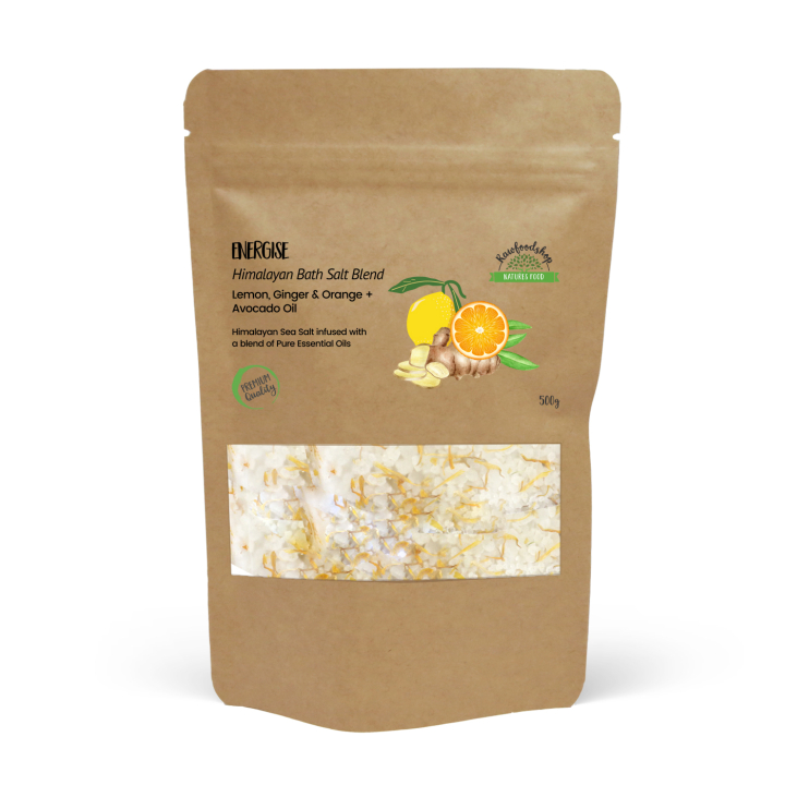 Himalaya Badsaltblandning Energise 500g i gruppen Hud & Kropp / Bad & Spa / Badsalt hos Rawfoodshop Scandinavia AB (HBATHSUL06)