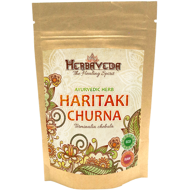 Haritaki Churna EKO 100g i gruppen Hälsa / Superfood / Örter hos Rawfoodshop Scandinavia AB (HERBA04)