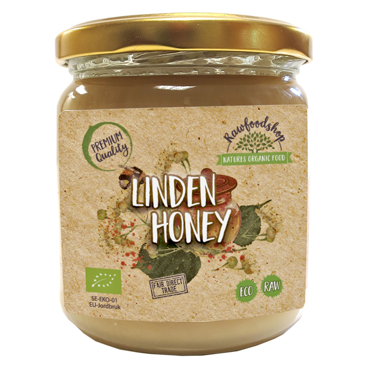 Lindhonung EKO 500g i gruppen Råvaror & Dryck / Bakning / Honung hos Rawfoodshop Scandinavia AB (HLK50)