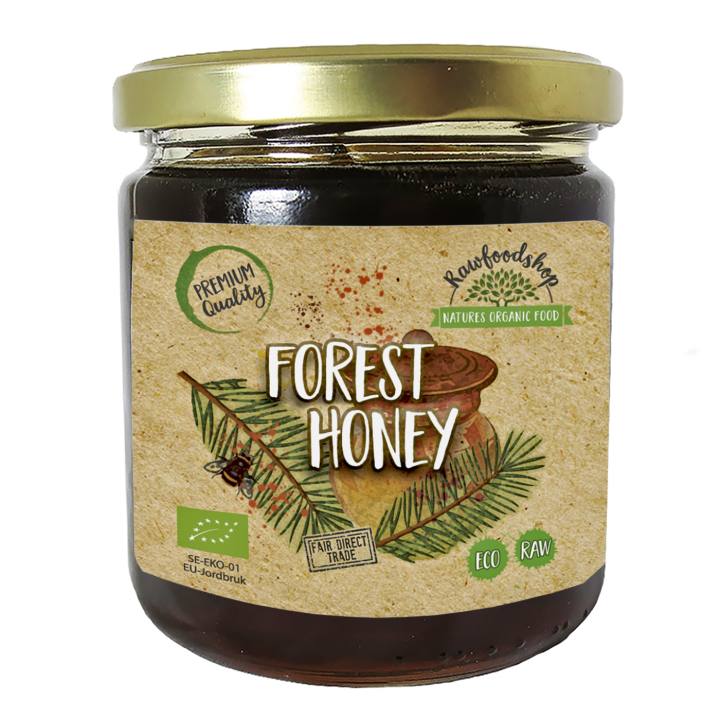 Skogshonung EKO 500g i gruppen Råvaror & Dryck / Bakning / Honung hos Rawfoodshop Scandinavia AB (HSH50)