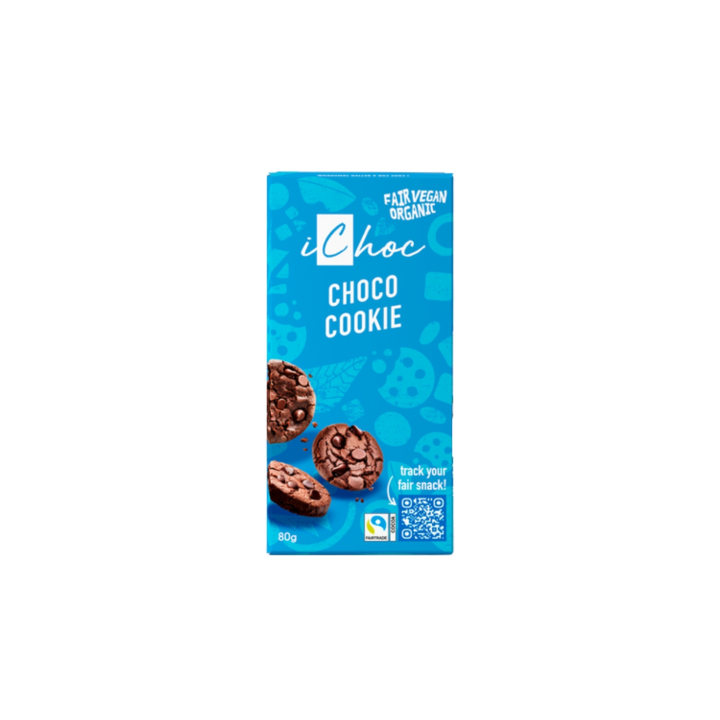 Choklad Choco Cookie EKO 80g i gruppen Råvaror & Dryck / Godis & Choklad / Choklad & Bars hos Rawfoodshop Scandinavia AB (ICHOC01)