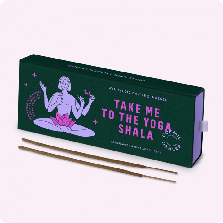 Rökelse Take Me To The Yoga Shala 30st i gruppen Hem & Själ / Stämning & doft / Rökelse hos Rawfoodshop Scandinavia AB (INYOGA)