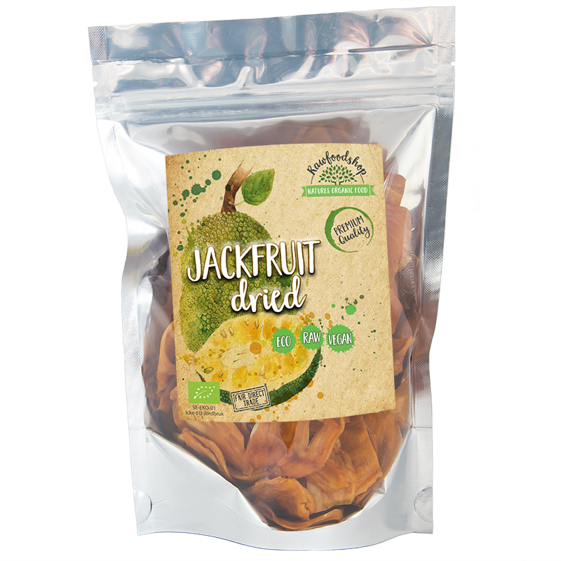 Jackfruit EKO 200g i gruppen Råvaror & Dryck / Frukt & Bär / Alla frukter & bär hos Rawfoodshop Scandinavia AB (JCF20)