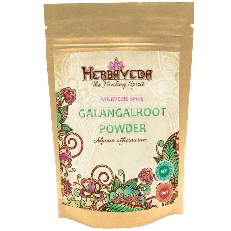 Galangalrot Pulver EKO 50g i gruppen Råvaror & Dryck / Skafferiet / Kryddor hos Rawfoodshop Scandinavia AB (K158648)