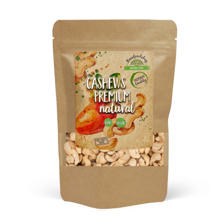 Cashewnötter Premium RAW 1kg i gruppen Råvaror & Dryck / Nötter / Cashewnötter hos Rawfoodshop Scandinavia AB (K17190-1)