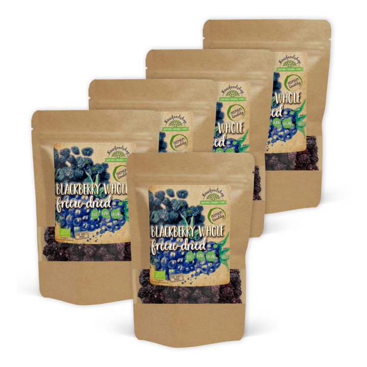Björnbär Frystorkade Hela EKO 50g x 5 paket i gruppen Råvaror & Dryck / Frukt & Bär hos Rawfoodshop Scandinavia AB (K20060124000001-SET5)