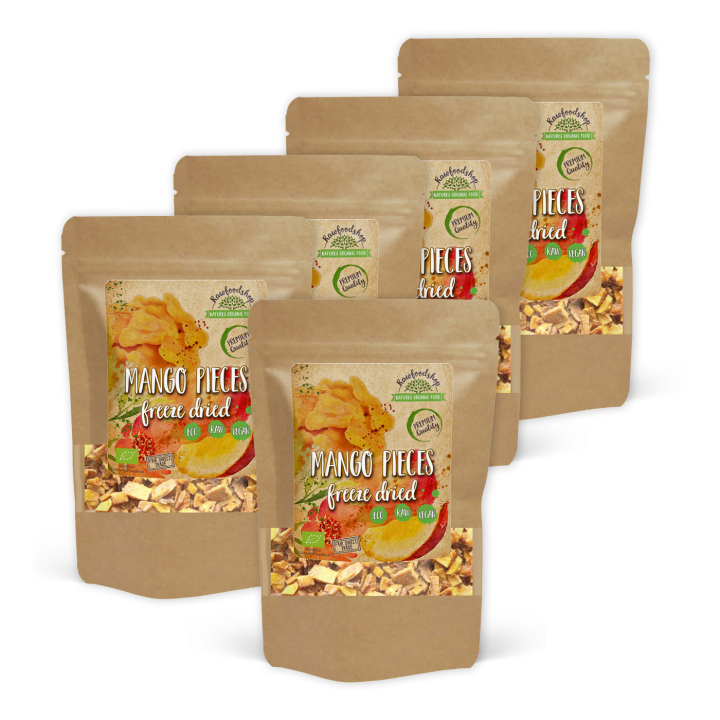 Mango Frystorkad EKO 50g x 5 paket i gruppen Råvaror & Dryck / Frukt & Bär / Mango hos Rawfoodshop Scandinavia AB (K21180001008001-SET5)