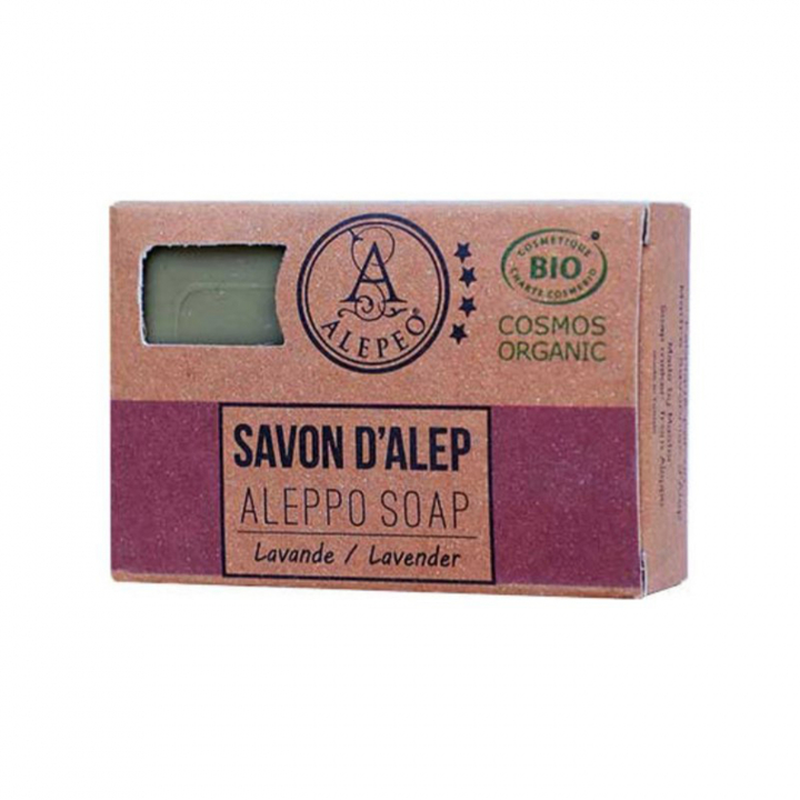 Aleppotvål Lagerbärsolja Lavender 100g i gruppen Hud & Kropp / Kropp / Handtvål hos Rawfoodshop Scandinavia AB (KNNBEC6)