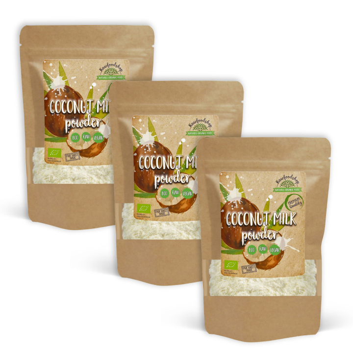 Kokosmjölk Pulver EKO 100g x 3 paket i gruppen Råvaror & Dryck / Drycker / Övrigt hos Rawfoodshop Scandinavia AB (KOMO1-SET3)