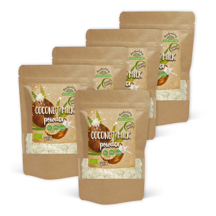 Kokosmjölk Pulver EKO 100g x 5 paket i gruppen Råvaror & Dryck / Drycker / Övrigt hos Rawfoodshop Scandinavia AB (KOMO1-SET5)