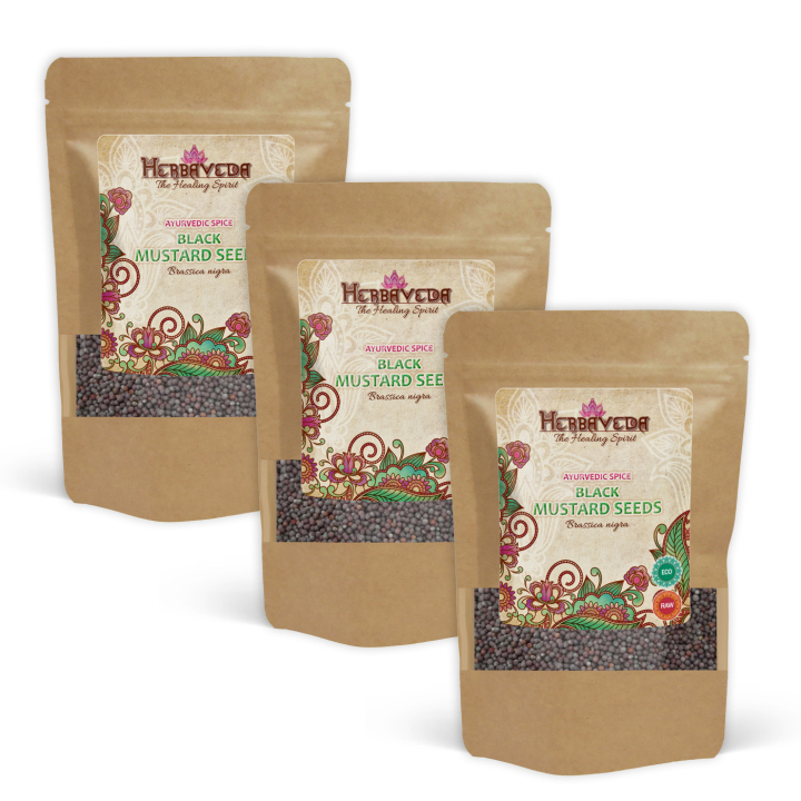 Senapsfrön Svarta EKO 50g x 3 paket i gruppen Råvaror & Dryck / Skafferiet / Kryddor & Salt hos Rawfoodshop Scandinavia AB (KRY48-SET3)