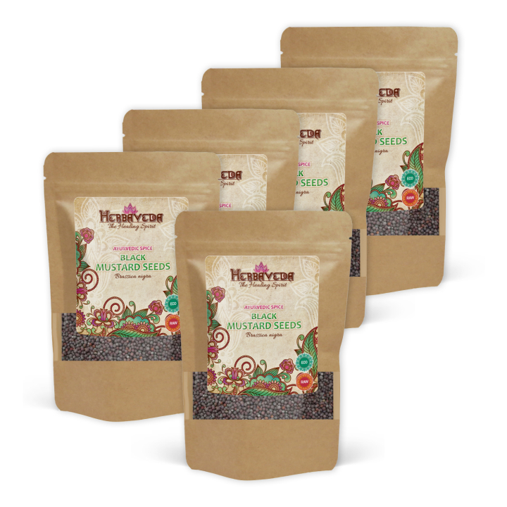 Senapsfrön Svarta EKO 50g x 5 paket i gruppen Råvaror & Dryck / Skafferiet / Kryddor & Salt hos Rawfoodshop Scandinavia AB (KRY48-SET5)