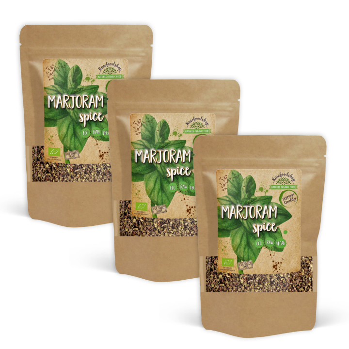 Mejram EKO 50g x 3 paket i gruppen Råvaror & Dryck / Skafferiet / Kryddor & Salt hos Rawfoodshop Scandinavia AB (KRY49-SET3)