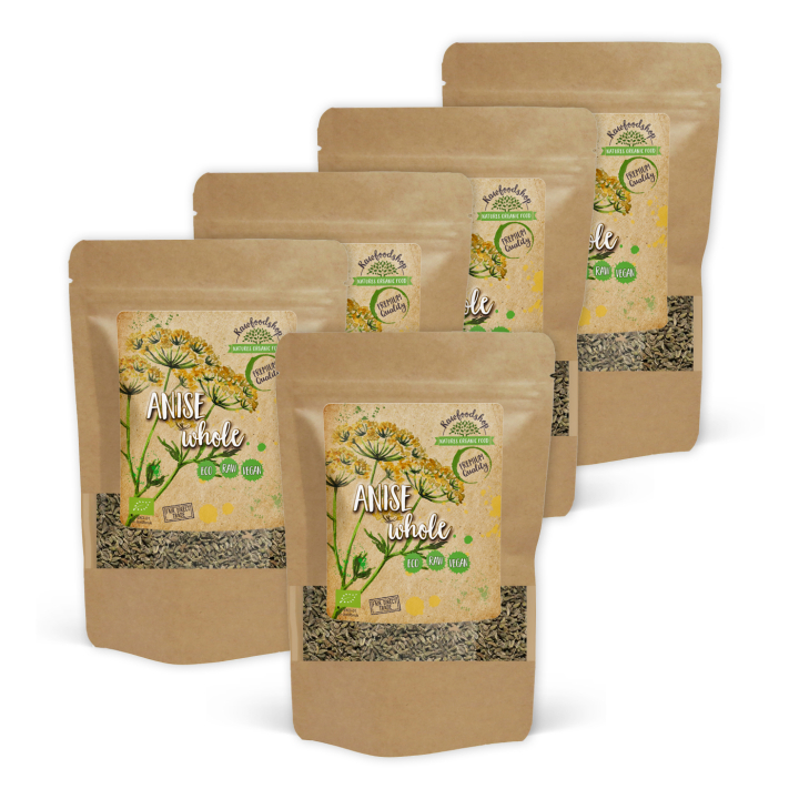 Anis Frön Hela EKO 50g x 5 paket i gruppen Råvaror & Dryck / Skafferiet / Kryddor & Salt hos Rawfoodshop Scandinavia AB (KRY92-SET5)