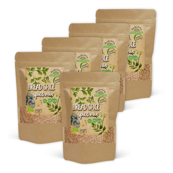 Brödkrydda EKO 50g x 5 paket i gruppen Råvaror & Dryck / Skafferiet / Kryddor & Salt hos Rawfoodshop Scandinavia AB (KRY93-SET5)