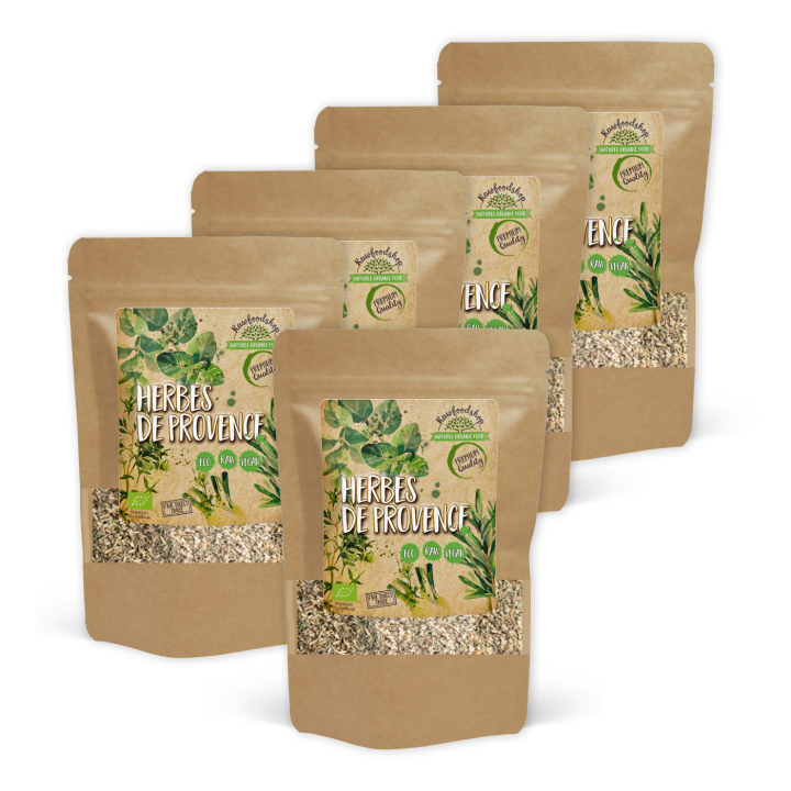 Herbes de Provence EKO 50g x 5 paket i gruppen Råvaror & Dryck / Skafferiet / Kryddor & Salt hos Rawfoodshop Scandinavia AB (KRY94-SET5)