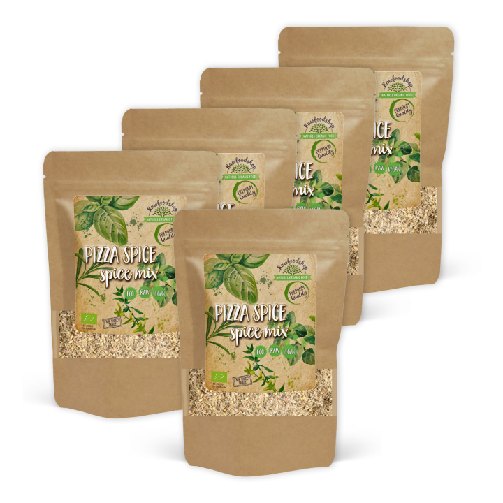 Pizzakrydda EKO 50g x 5 paket i gruppen Råvaror & Dryck / Skafferiet / Kryddor & Salt hos Rawfoodshop Scandinavia AB (KRY99-SET5)