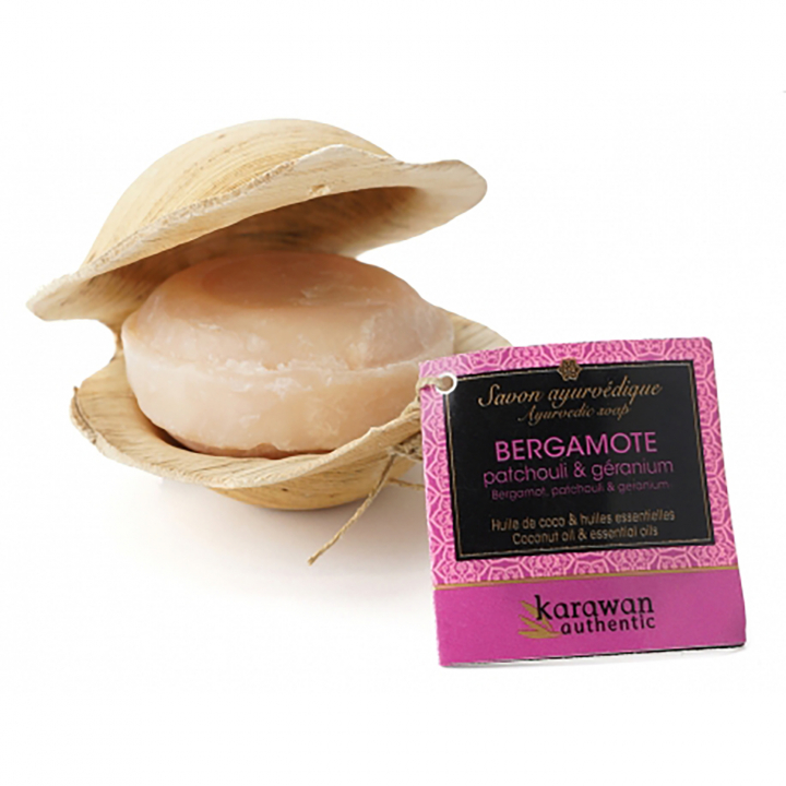 Ayurvedisk Tvål Bergamott 100g i gruppen Hud & Kropp / Kropp / Handtvål hos Rawfoodshop Scandinavia AB (KSA1MIX-BERGA)