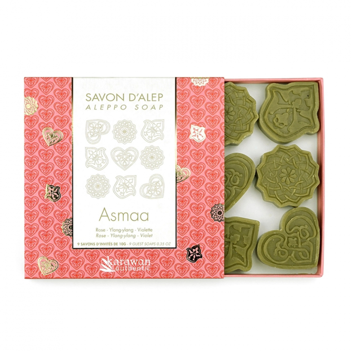 Mini Aleppotvål 9x10g i gruppen Hud & Kropp / Kropp / Handtvål hos Rawfoodshop Scandinavia AB (KSH10IR-IN3)