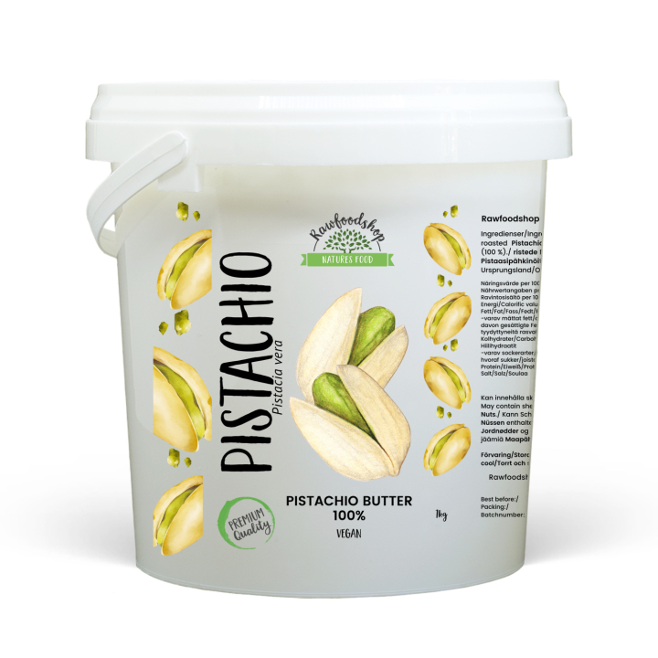 Pistagesmör 1kg i gruppen Råvaror & Dryck / Godis & Choklad / Dubai Choklad hos Rawfoodshop Scandinavia AB (L00220BGP-1)