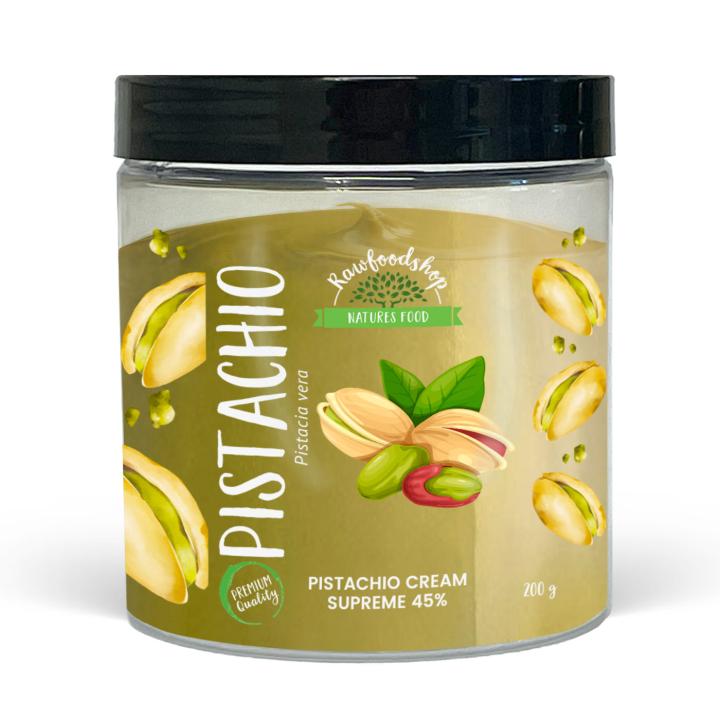 Pistagekräm Supreme 45% 200g i gruppen Råvaror & Dryck / Nötter / Pistagenötter hos Rawfoodshop Scandinavia AB (L100100901-21)