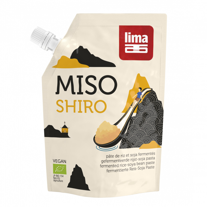 Miso Shiro söt EKO 300g i gruppen Råvaror & Dryck / Skafferiet / Smaksättning / Buljong & Miso hos Rawfoodshop Scandinavia AB (LIMA052)