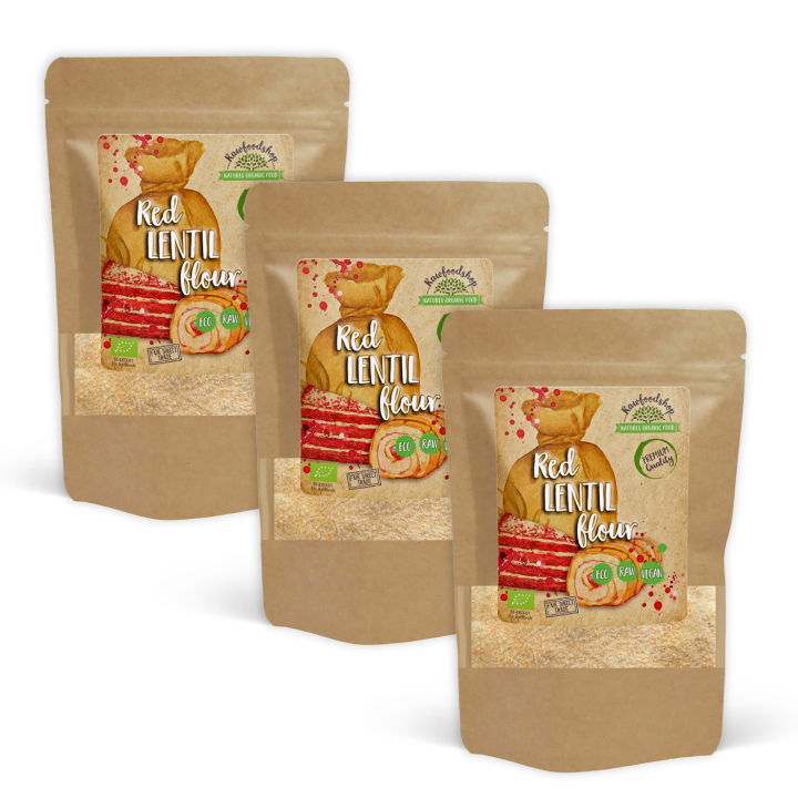 Linsmjöl Rött EKO 500g x 3 paket i gruppen Råvaror & Dryck / Bakning / Mjöler hos Rawfoodshop Scandinavia AB (LINSMJOLROTT01-SET3)