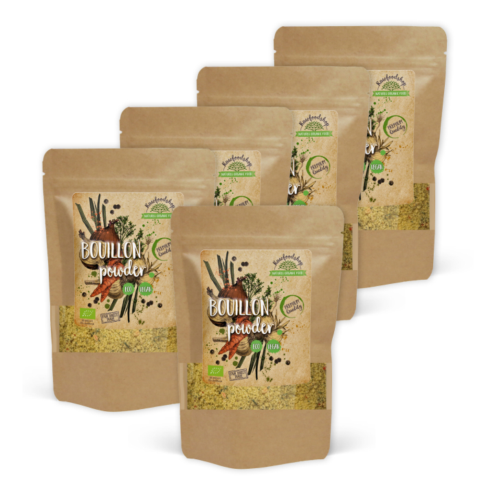 Buljong Jästfri EKO 220g x 5 paket i gruppen Råvaror & Dryck / Skafferiet / Smaksättning hos Rawfoodshop Scandinavia AB (LKRY220011E-SET5)