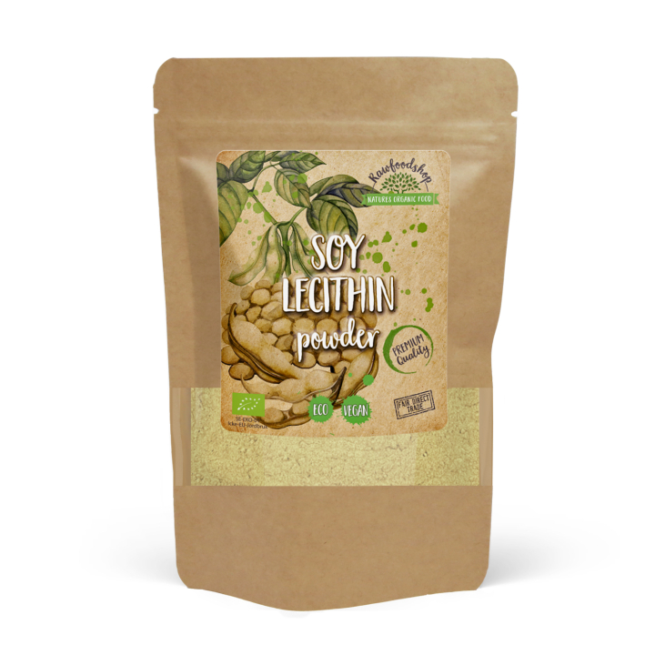 Soja Lecitin Pulver EKO 250g i gruppen Råvaror & Dryck / Skafferiet / Smaksättning hos Rawfoodshop Scandinavia AB (LPS25)
