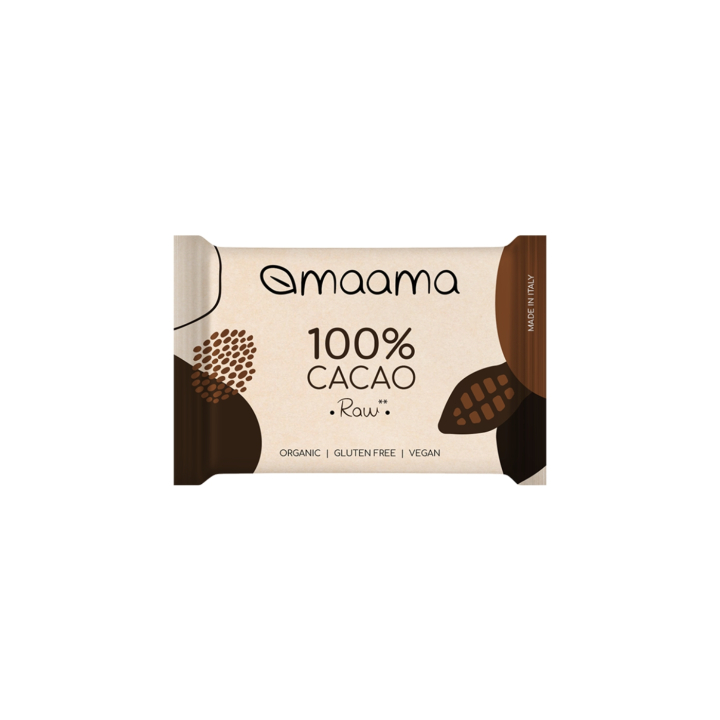 Mörk Choklad 100% RAW EKO 30g i gruppen Råvaror & Dryck / Godis & Choklad / Choklad & Bars hos Rawfoodshop Scandinavia AB (MAAMA02)