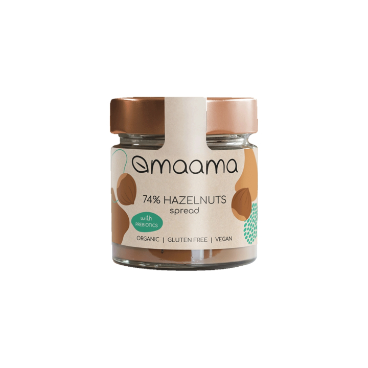 Hasselnötskräm 74% EKO 200g i gruppen Råvaror & Dryck / Nötter / Nötsmör hos Rawfoodshop Scandinavia AB (MAAMA07)