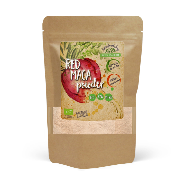 Maca Pulver Röd EKO 250g i gruppen Hälsa / Örter, Alger & Svampar / Maca & Ginseng hos Rawfoodshop Scandinavia AB (MACA02)