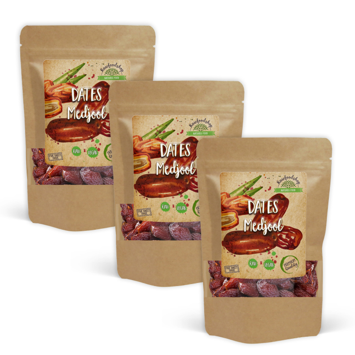 Dadlar Medjool 1kg x 3 paket i gruppen Råvaror & Dryck / Frukt & Bär / Dadlar hos Rawfoodshop Scandinavia AB (MEDJOOLVILD1-SET3)