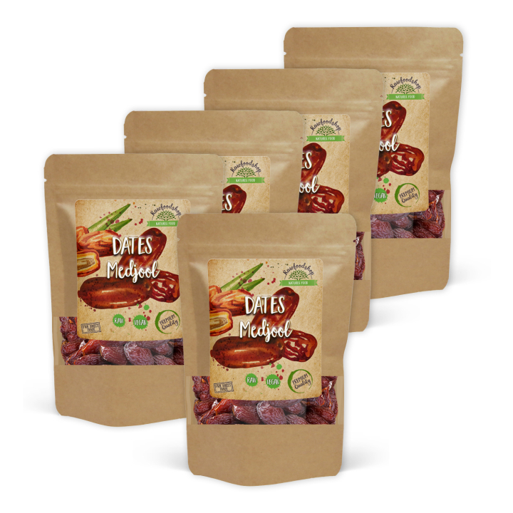 Dadlar Medjool 1kg x 5 paket i gruppen Råvaror & Dryck / Frukt & Bär / Dadlar hos Rawfoodshop Scandinavia AB (MEDJOOLVILD1-SET5)