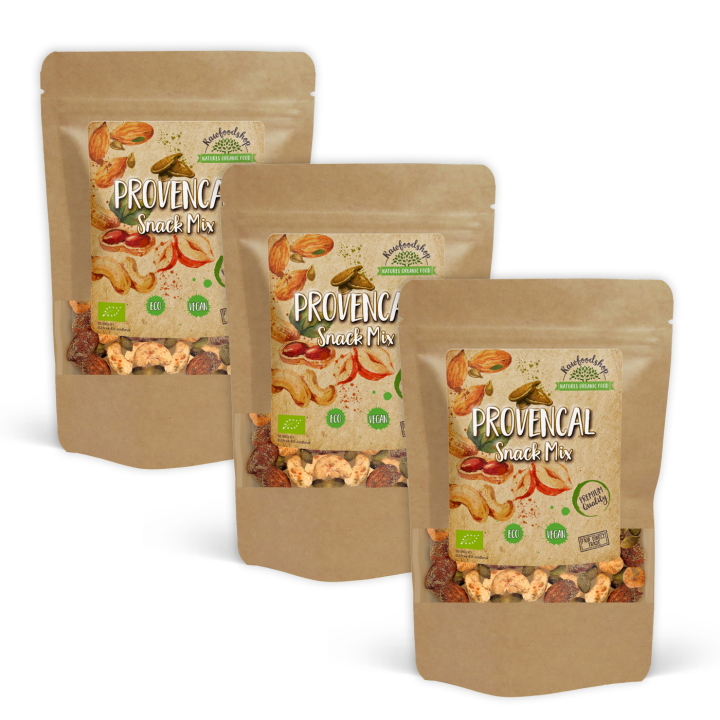 Provencal Snack Mix EKO 200g x 3 paket i gruppen Råvaror & Dryck / Nötter / Nötmix hos Rawfoodshop Scandinavia AB (MELPROV5200-SET3)