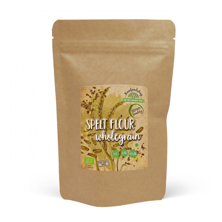 Speltmjöl Fullkorn EKO 500g i gruppen Råvaror & Dryck / Bak & Matlagning / Mjöler hos Rawfoodshop Scandinavia AB (MJO1)