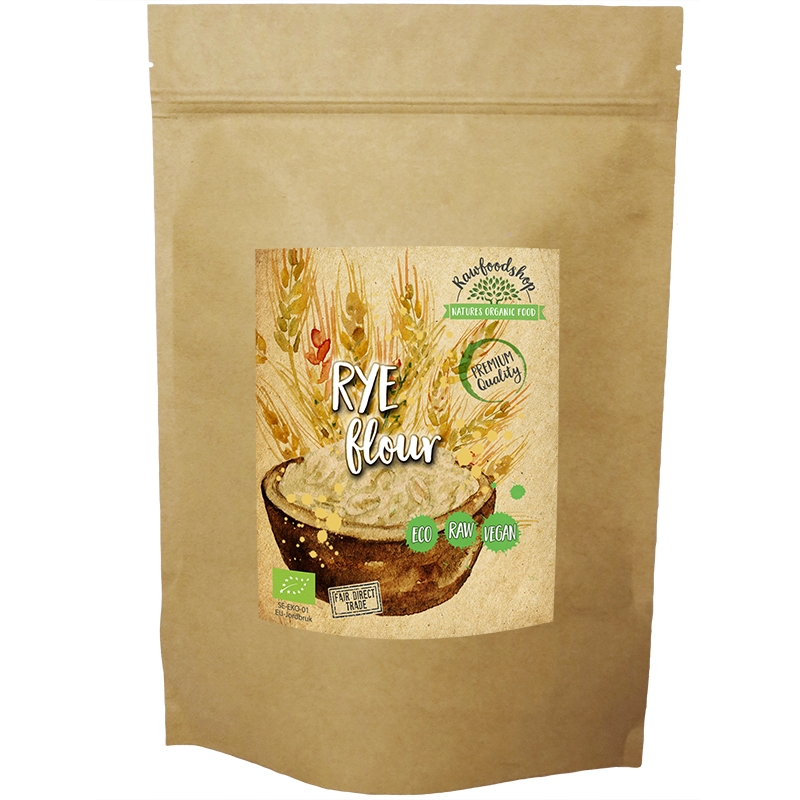 Rågmjöl EKO 500g i gruppen Råvaror & Dryck / Bak & Matlagning / Mjöler hos Rawfoodshop Scandinavia AB (MJO3)