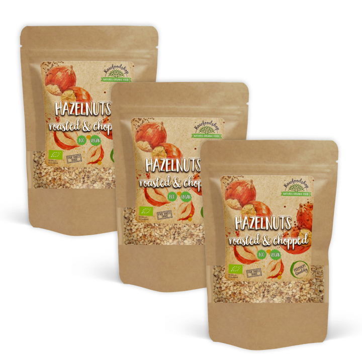 Hasselnötter Rostade i bitar EKO 200g x 3 paket i gruppen Råvaror & Dryck / Nötter / Hasselnötter hos Rawfoodshop Scandinavia AB (N22438-SET3)