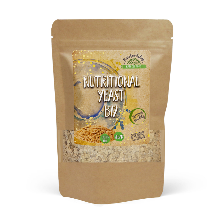 Näringsjäst med B12 250g i gruppen Råvaror & Dryck / Skafferiet / Näringsjäst hos Rawfoodshop Scandinavia AB (NJB12-1)